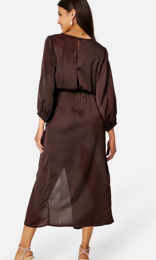 Bubbleroom - Jolene Knot Dress- Brown