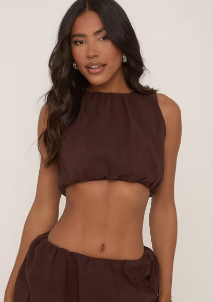 Ego - Sleeveless Crop Top