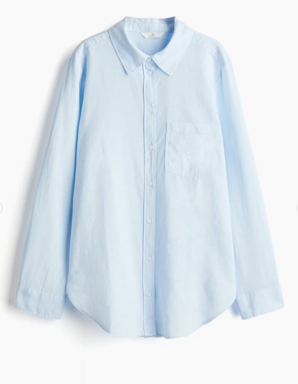 H&M - LINEN-BLEND SHIRT