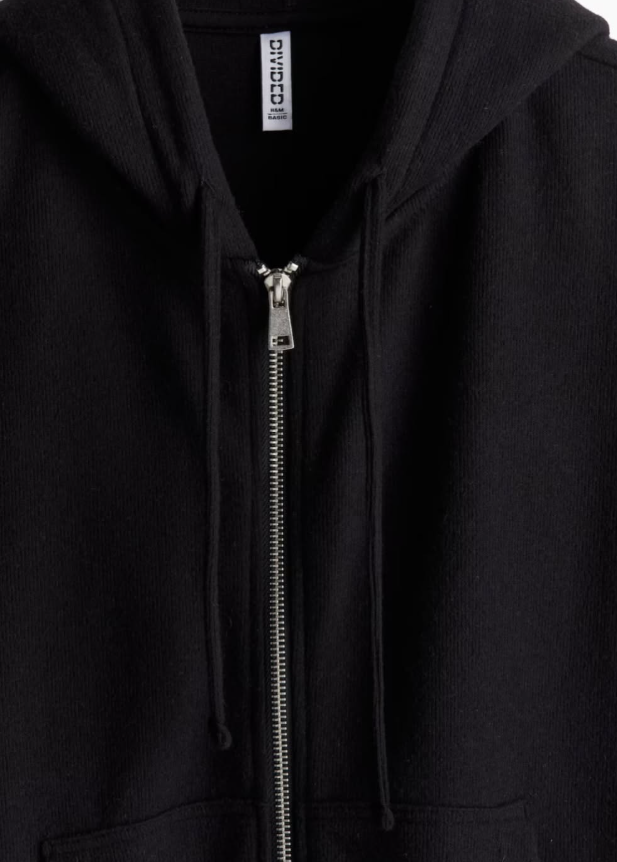 H&M - JERSEY ZIP-THROUGH HOODIE