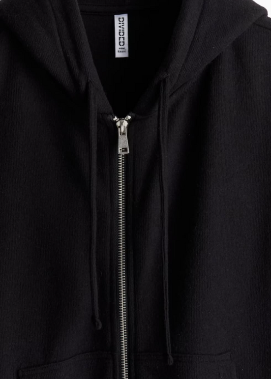 H&M - JERSEY ZIP-THROUGH HOODIE