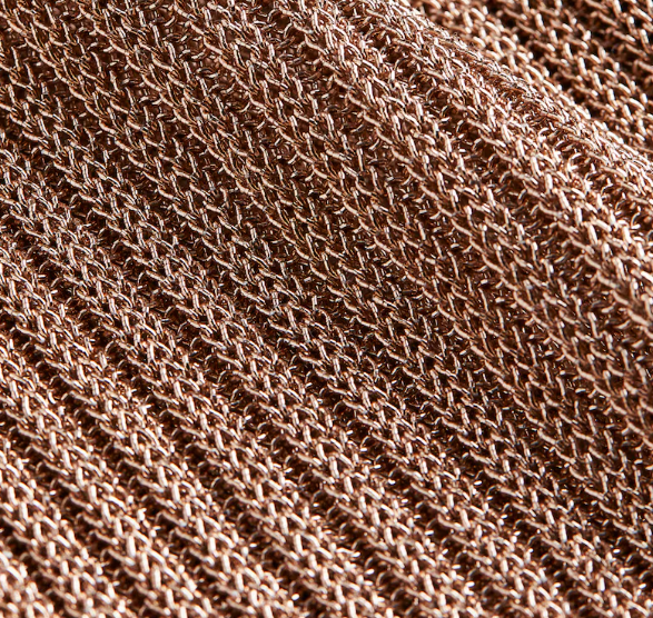 Metallic Rib-knit Top