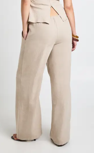 boohoo Peached Ruched Sleeveless Trouser