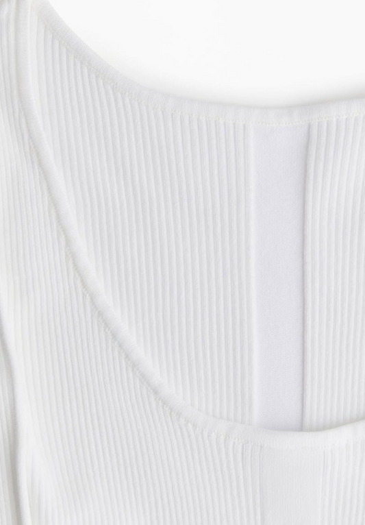 H&M-RIB-KNIT BODYCON DRESS