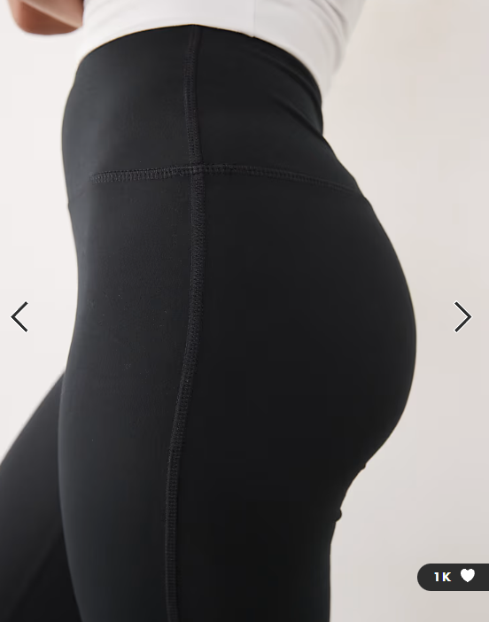 4505 Tall Icon soft touch high waist slim kick yoga legging in black