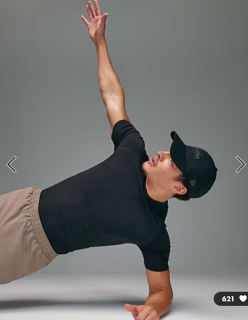 4505 seamless physique defining muscle fit compression base layer t-shirt in black