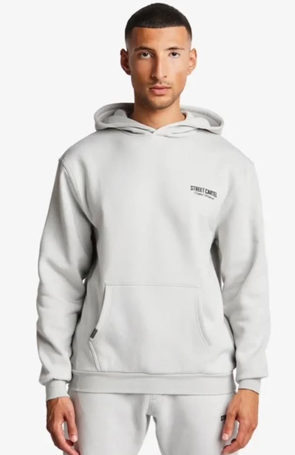 Street Cartel - SET - certified worldwide hoodie & sweatpants - lt grey