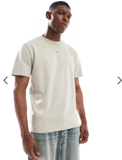 Hollister icon cooling boxy t-shirt in light green