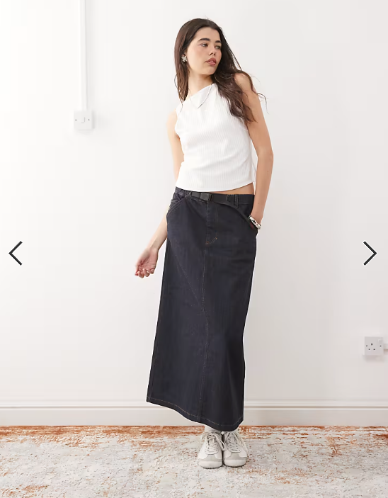 COLLUSION slash neck ribbed vest in white