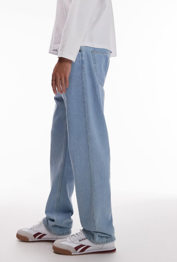 Asos - Carhartt WIP - Unisex - nolan relaxed straight leg jeans in light blue