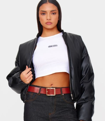 White Studio Archive Graphic Racer Top