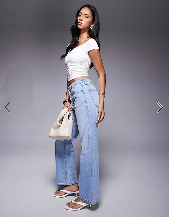 ASOS DESIGN polyamide off shoulder ruched top in ivory