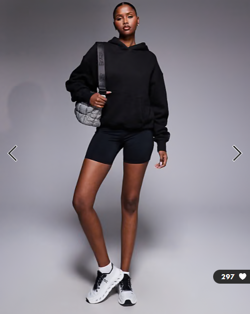 4505 Icon Rest Day heavyweight 440gsm cotton oversized hoodie in washed black