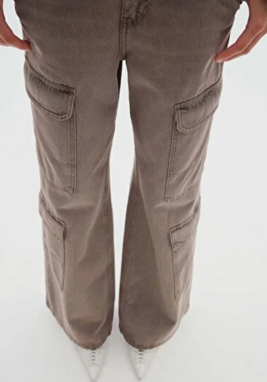 H&M - Denim Cargo Trousers