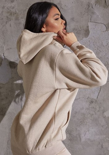 Recycled Sand Oversized Sweat Hoodie