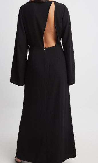 NAKD - Fringe Detail Open Back Maxi Dress