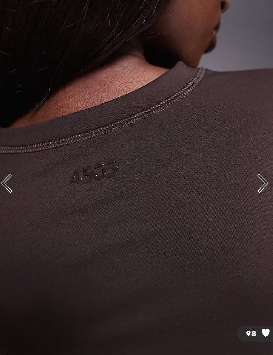 4505 Icon soft touch studio baby T-shirt in chocolate
