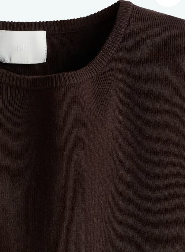 H&M - FINE-KNIT T-SHIRT