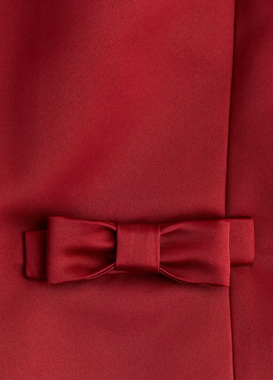 H&M - BOW-DETAIL SATIN BLAZER