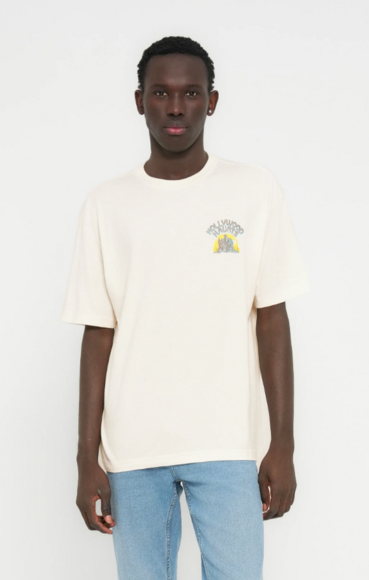 Hollister Co. BAGGY CITY - Print T-shirt - white
