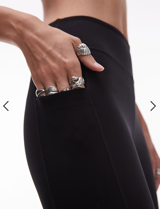 ARKET co-ord seamless legging in black