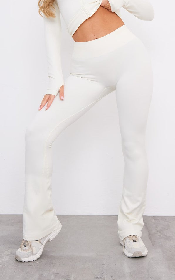 Bone Seamless High Waist Flare Yoga Pants