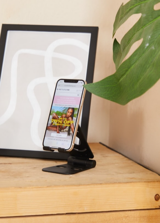 Black Adjustable Phone Holder