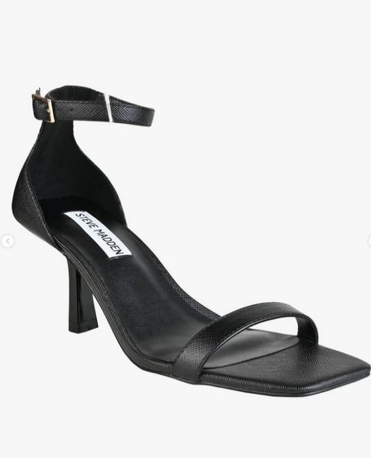 Steve Madden Blairee Black High Sandals