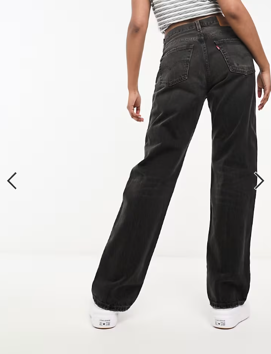 Asos - Levi's 90's 501 straight jeans in black wash