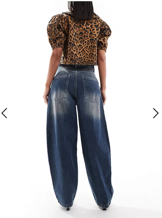 Asos - Bershka skater jeans in dark wash