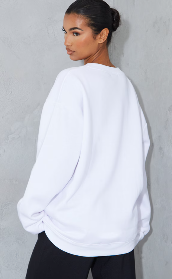 White Ultimate Oversized Sweatshirt