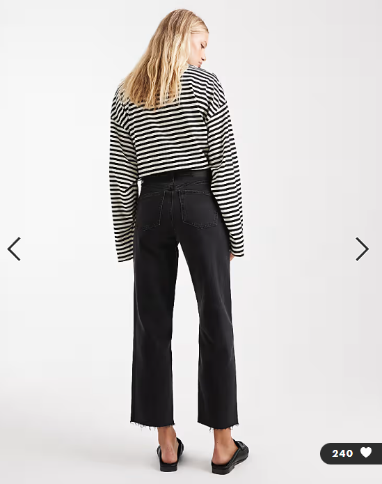 Asos - ankle grazer stretch straihht jeans