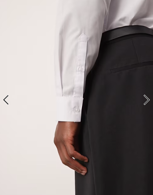 ASOS DESIGN regular fit shirt in white