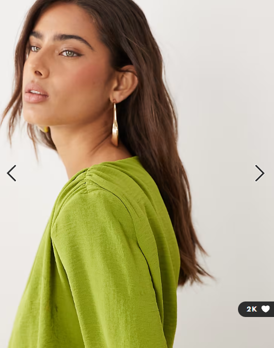ASOS DESIGN batwing maxi dress in lime