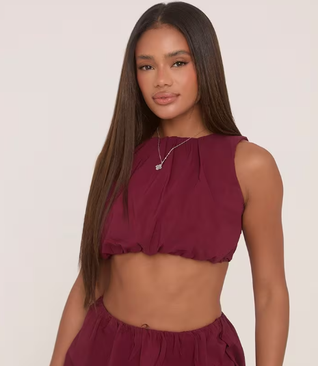 Ego - Sleeveless Crop Top