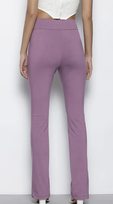 NAKD - High Rise Super Stretch Slit Trousers