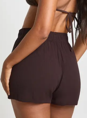 boohoo Essentials Linen Look Shorts