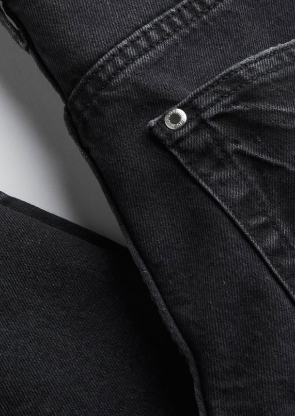 H&M - SUPER BAGGY LOW Waist JEANS- Washed