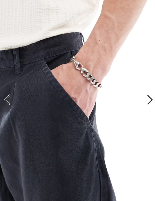 Brave Soul chino trousers in navy