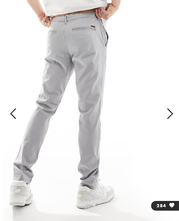 Jack & Jones - chino in slim fit - grey