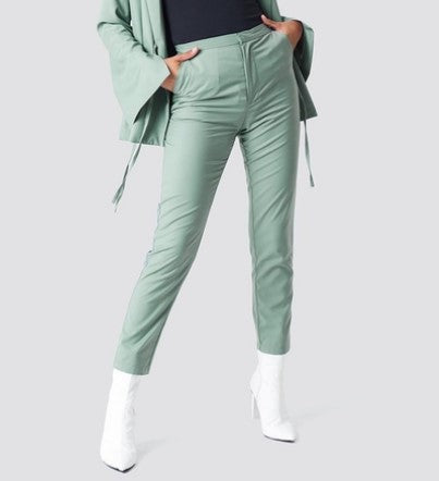 High waist suit pants