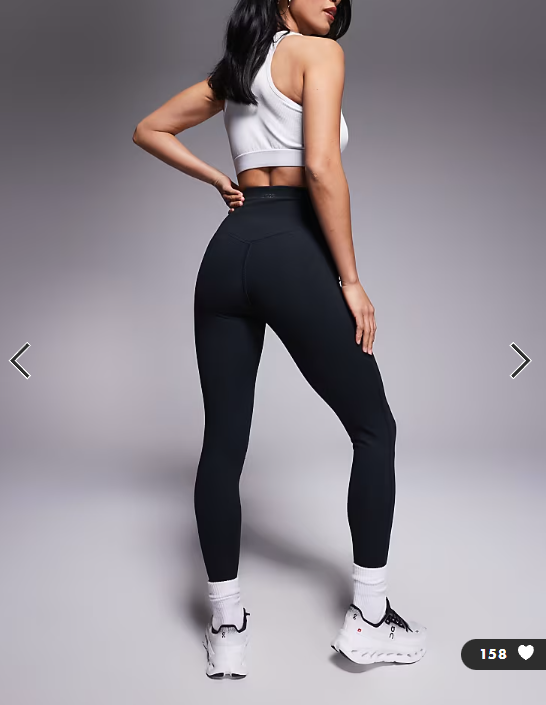 4505 Petite Icon soft touch high waist yoga legging in black
