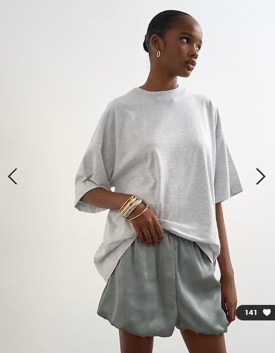 Topshop satin bubble shorts in sage