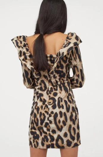 H&M - Flounce-trimmed Dress