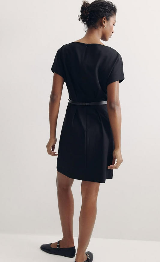 H&M - BELTED DRESS Twill