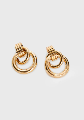 Layered Ring Earrings
