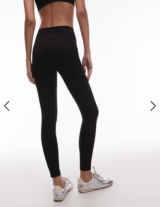 ARKET co-ord seamless legging in black