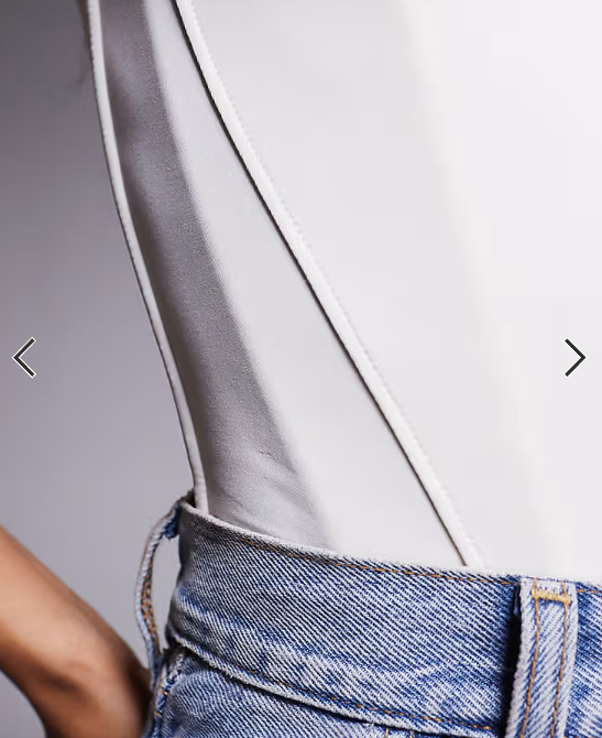 Good American sculpting corset bodysuit in white