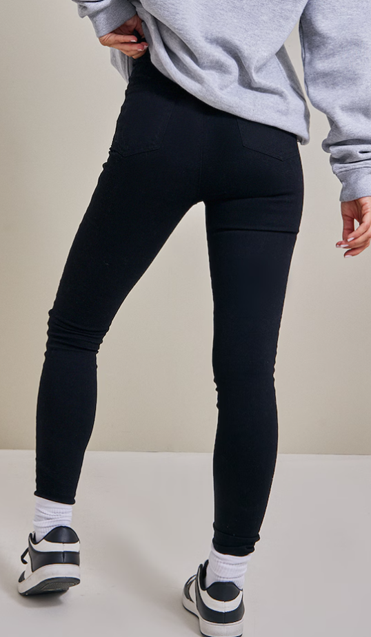 L32 Intense Black Skinny Disco Jeans