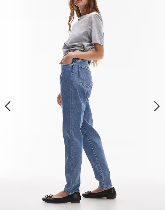 Calvin Klein Jeans mom jeans in mid wash